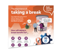Share this infographic with colleagues to highlight the importance of taking a break.
