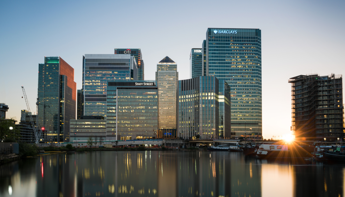 Canary wharf skyline